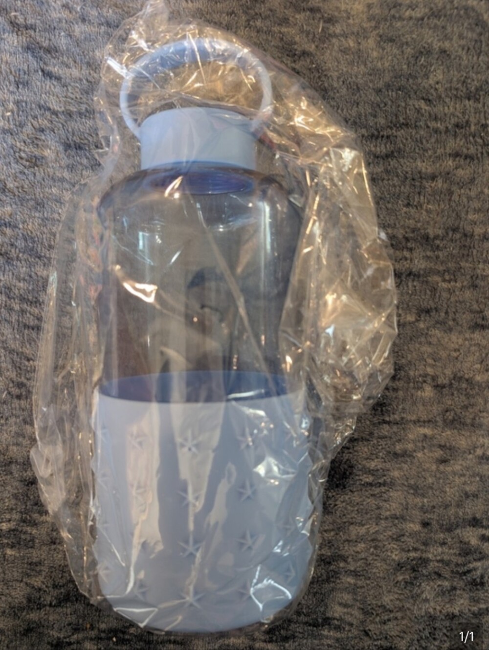 Free When Bundled With Item(s) - Light Blue Water Bottle with Handle - Picture 2 of 2